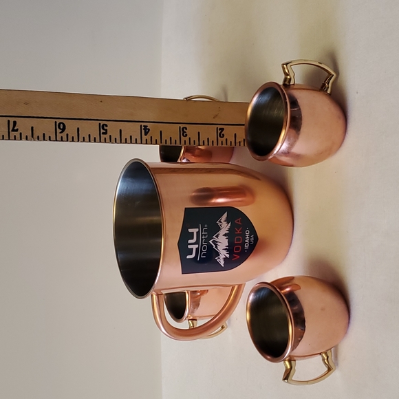 5 piece of 1 Mug and 4 Shot Glasses. - Picture 7 of 9